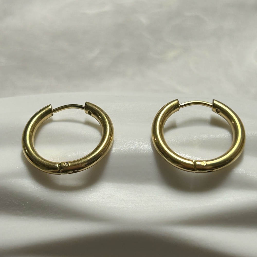 Chic Gold Hoop Earrings